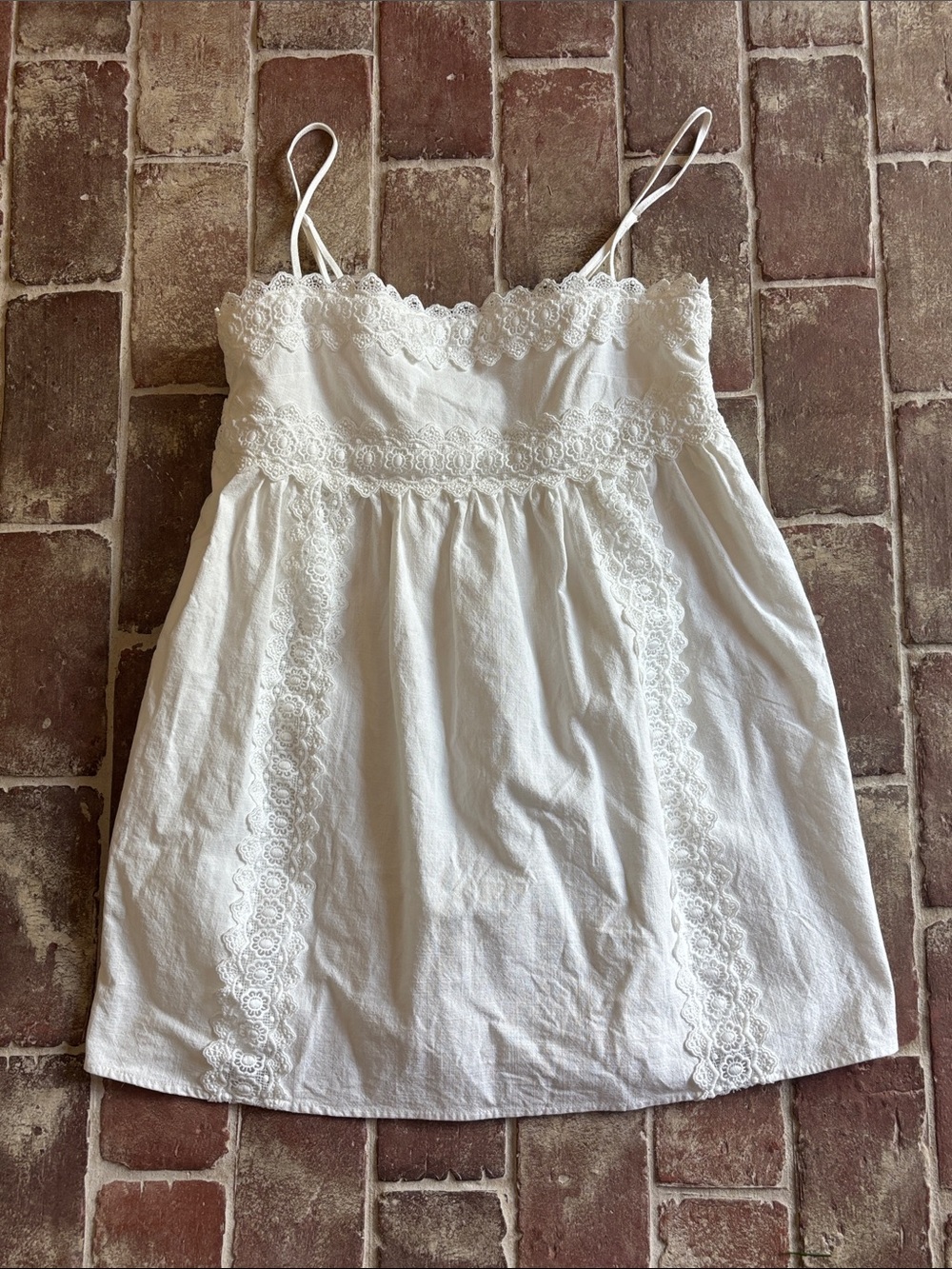 Altar'd State Milian Mini Dress in white